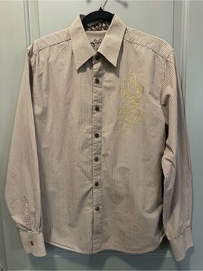 191 Unlimited Size M Men’s Casual Button Down Shirt EUC